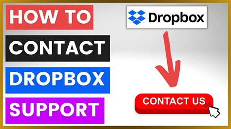 How to contact Dropbox support